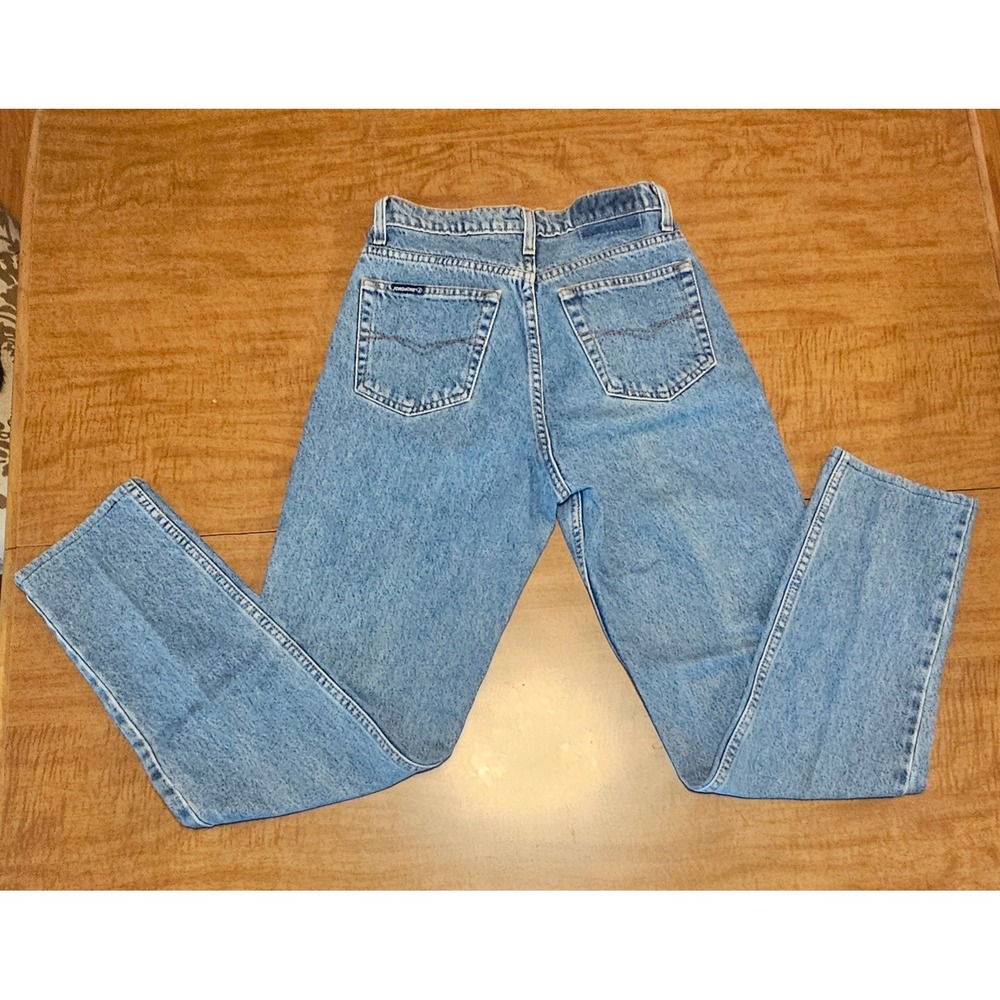 Vntg 80s 90s Jordache Mom Jeans 8357W Medium Wash 7/8 Long 24x29 High Waist wj2